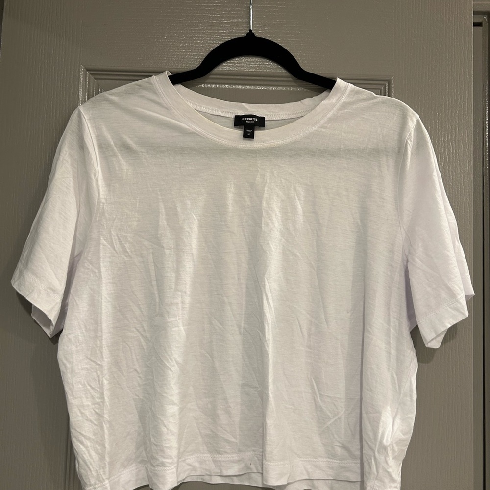 Express Relaxed White Tee